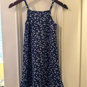 Limited Too Navy and White Floral Dress